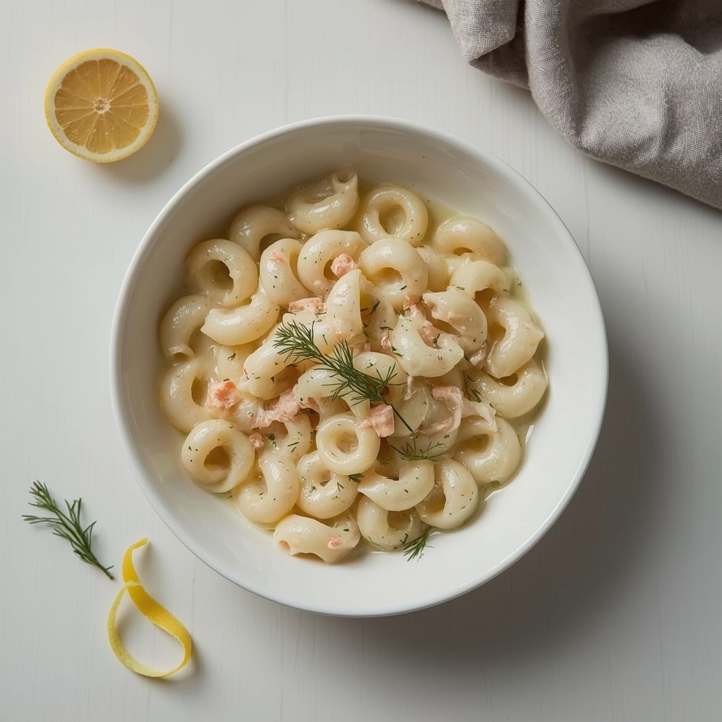 Canned Salmon & Dill Pasta