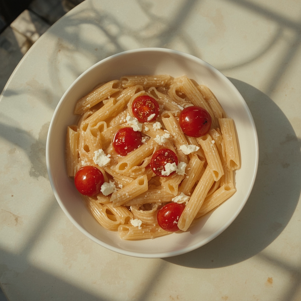 Cherry Tomato & Feta Pasta (Baked/Skillet)