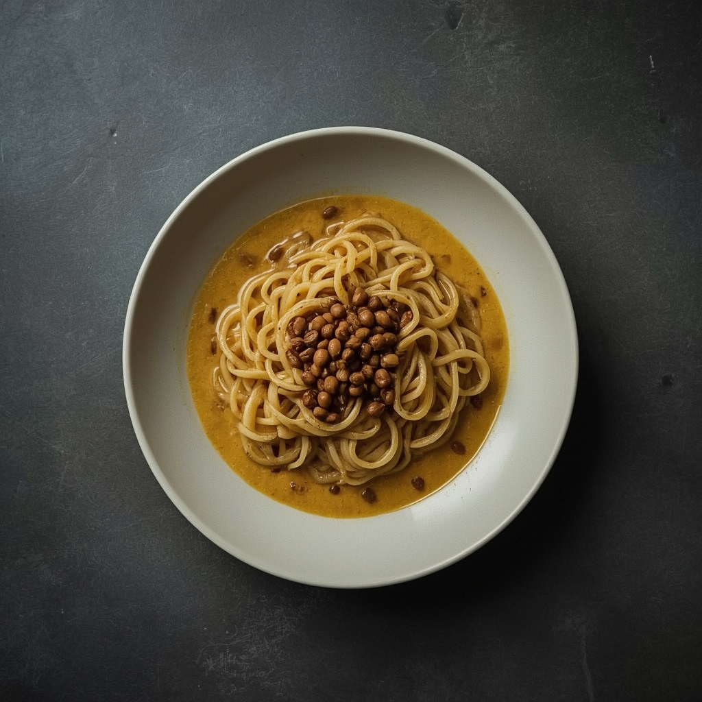 Curried Lentil Noodles