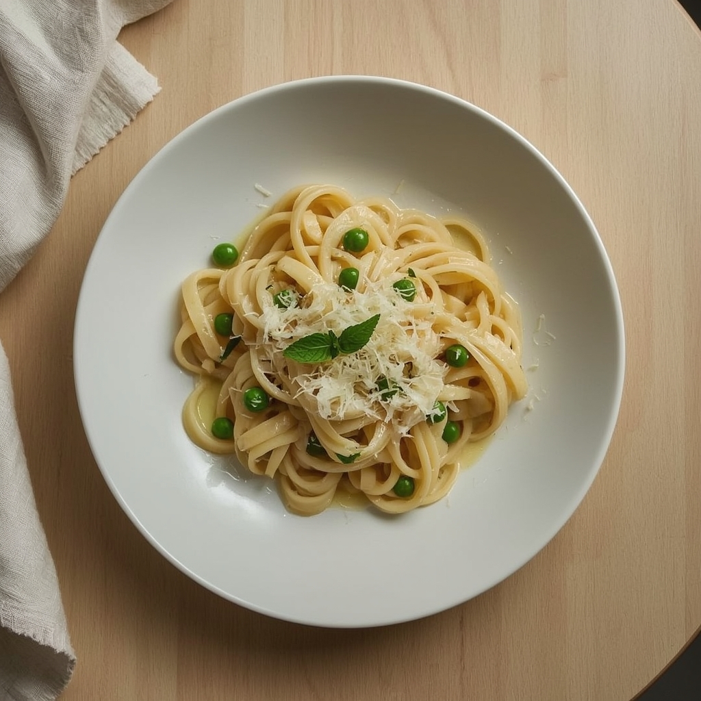 Pea & Mint Pasta