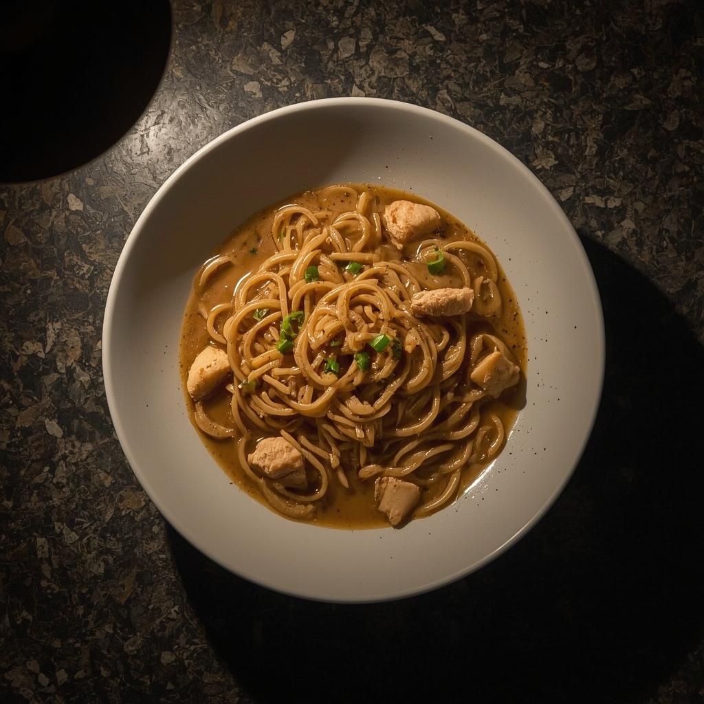 Peanut Chicken Noodles (Pre-cooked)