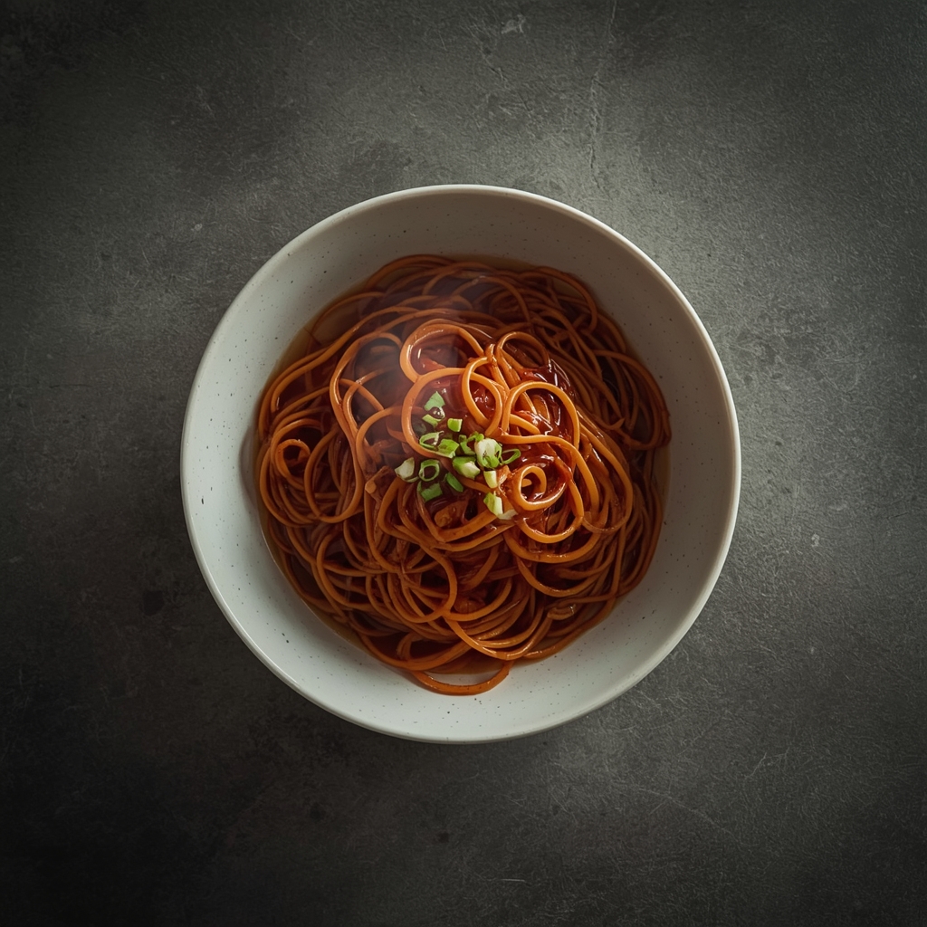 Spicy Korean Gochujang Noodles