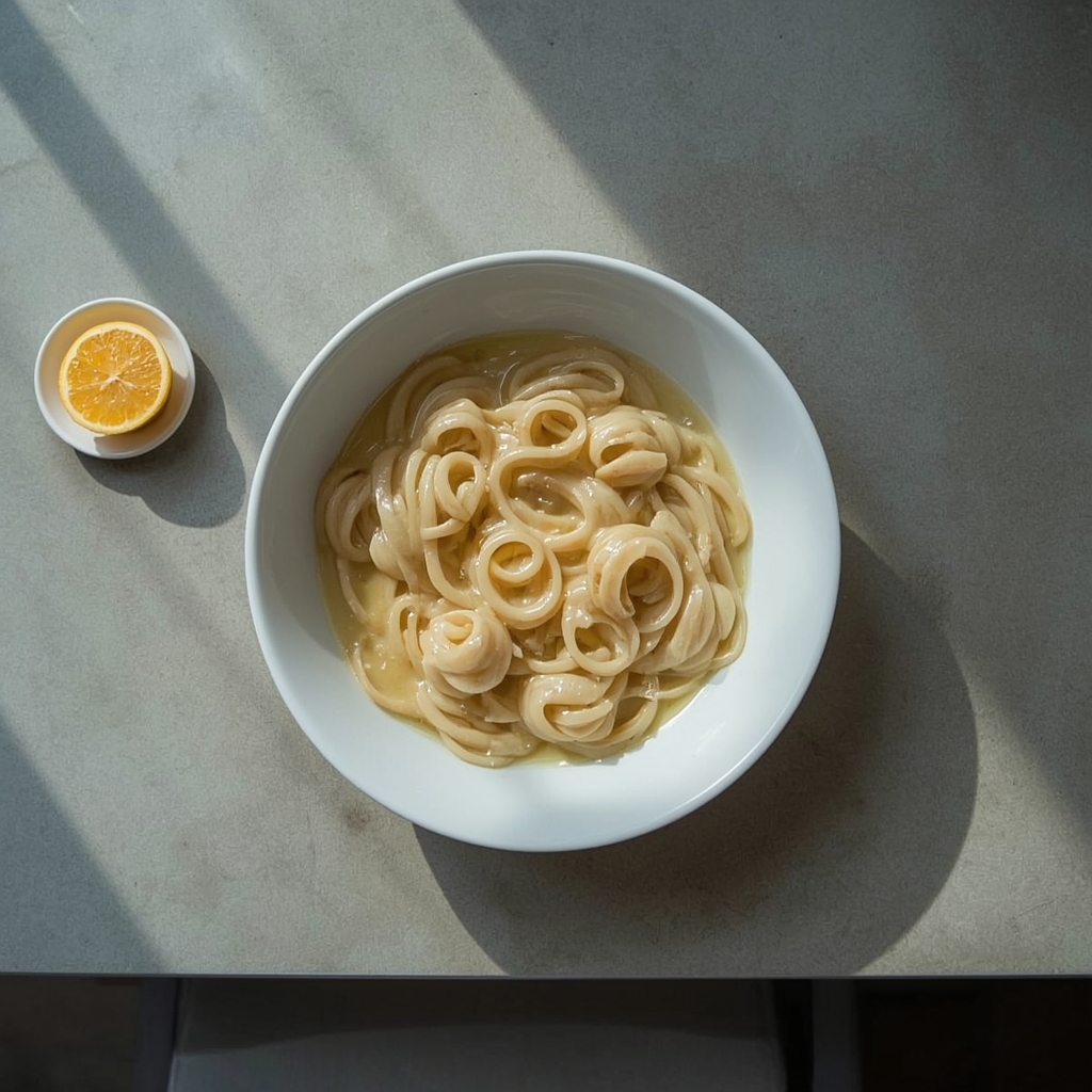 Tahini Lemon Noodles