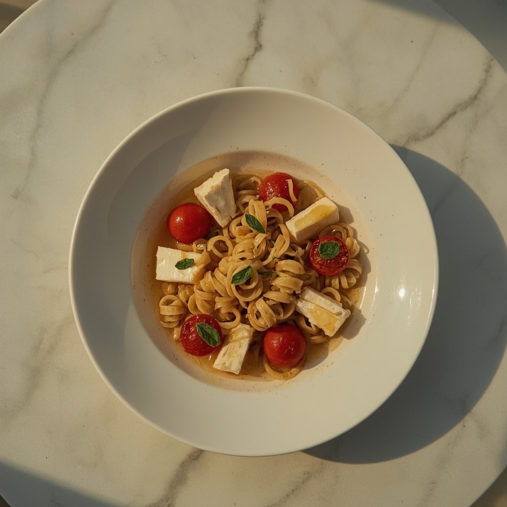 Tomato & Halloumi Pasta