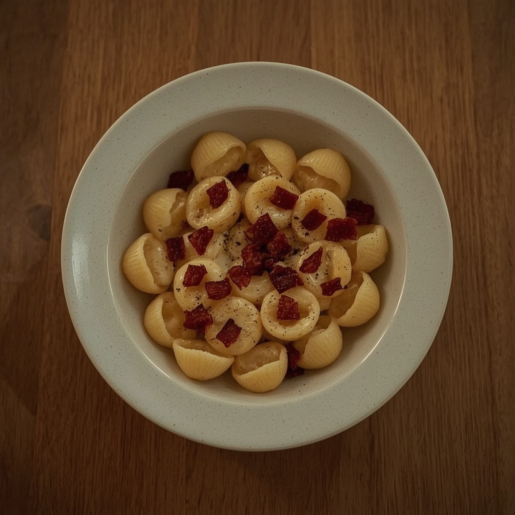 "Breakfast for Dinner" Pasta