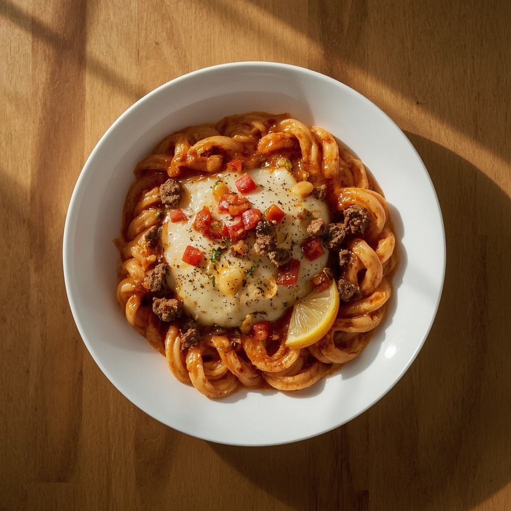 "Taco" Pasta Skillet